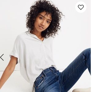 Madewell central stripe shirt Luis size small